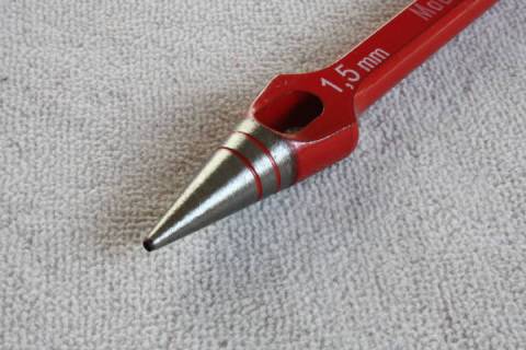 Henkellocheisen Rund 1,5 mm - Bild: A1